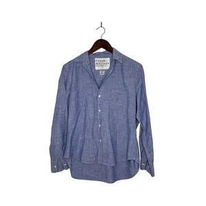 Frank & Eileen Size S "Eileen" Blue Chambray Button Down